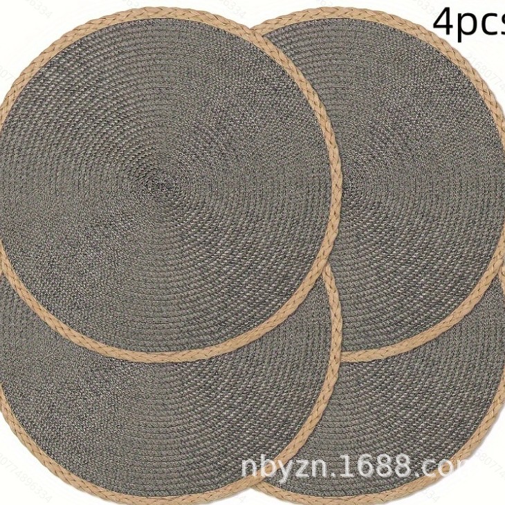 Picture of PP insulation table mat hotel western restaurant European simple natural outdoor festival activities can be wholesale mixed batch