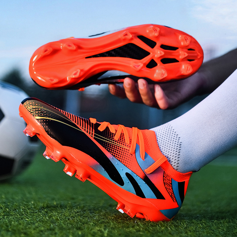 Cross-Border Wholesale Football Shoes for Men and Women, Teenagers, Long Spikes, Outdoor Competition, Primary and Secondary School Students, Children's Broken Spike Training Shoes