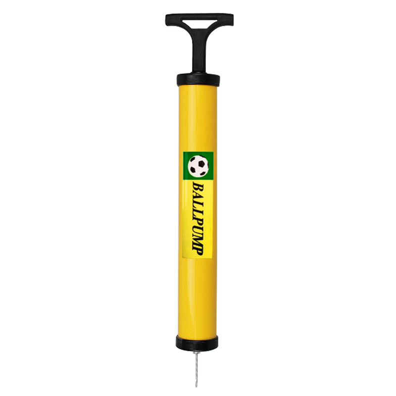 12inch Portable Football Inflator Basketball Volleyball Inflation Tool Hand Push Air Pump with 2 Air Needles