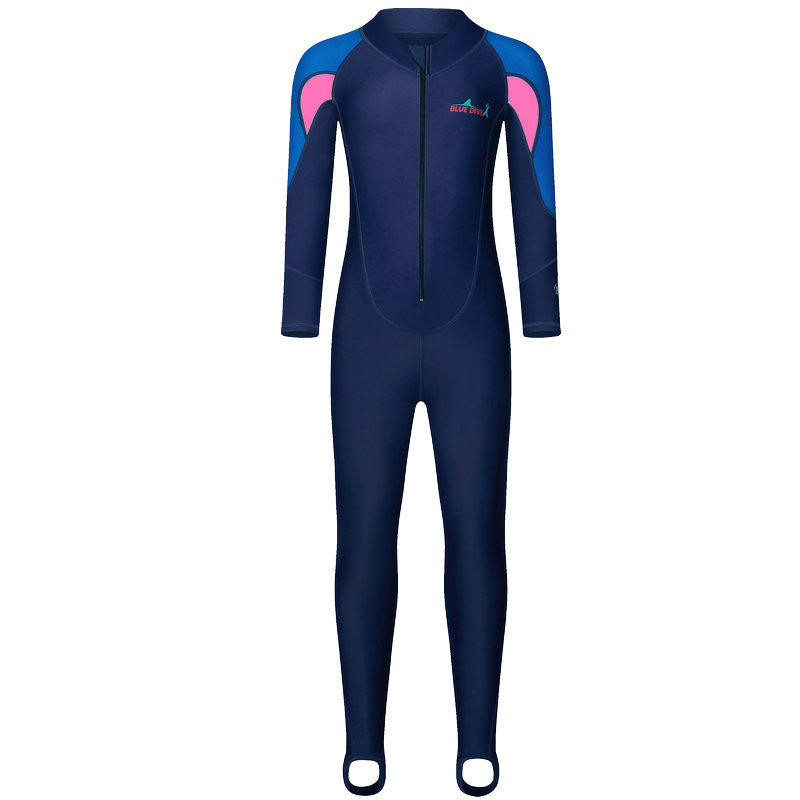 Picture of Children's Sun-proof Long-sleeved Siaman Swimming Suit for Boys and Girls Diving Suit Jellyfish Suit Cold-proof Winter Swimming Snorkeling Suit