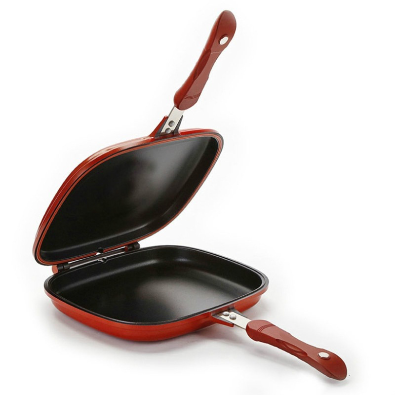 Picture of Spot supply Korean double-sided square roasting pan square non-stick pan roasting pan steak frying pan