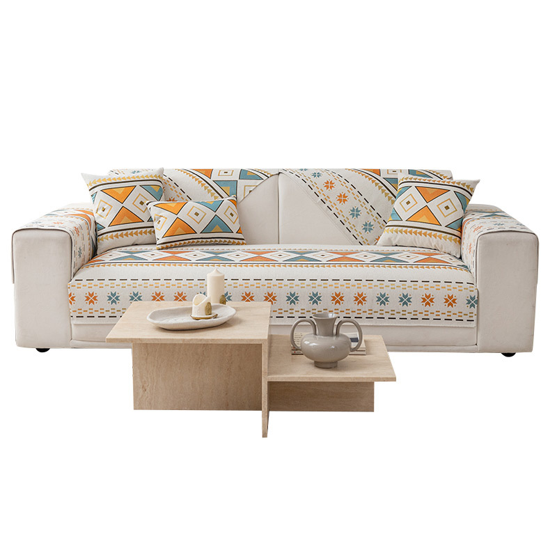 Picture of Chenille sofa cushion four seasons universal simple modern non-slip cushion new sofa cover back towel cover cloth wholesale
