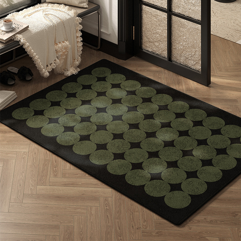 Antique Entrance Floor Mat Door Non-slip Dirt-resistant Carpet Retro Entrance Mat Entrance Entrance Mat New French Style