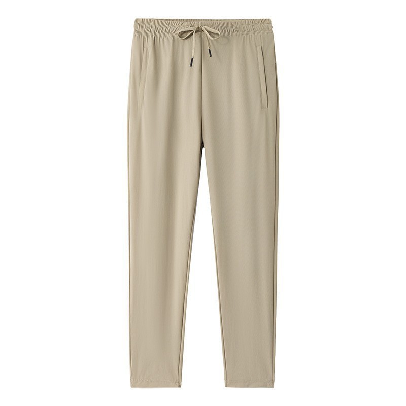 Summer Ice Silk Quick-drying Trousers Men's Thin Breathable and Fertilizing plus size Casual Pants Outdoor Loose Elastic Sports Pants for Men