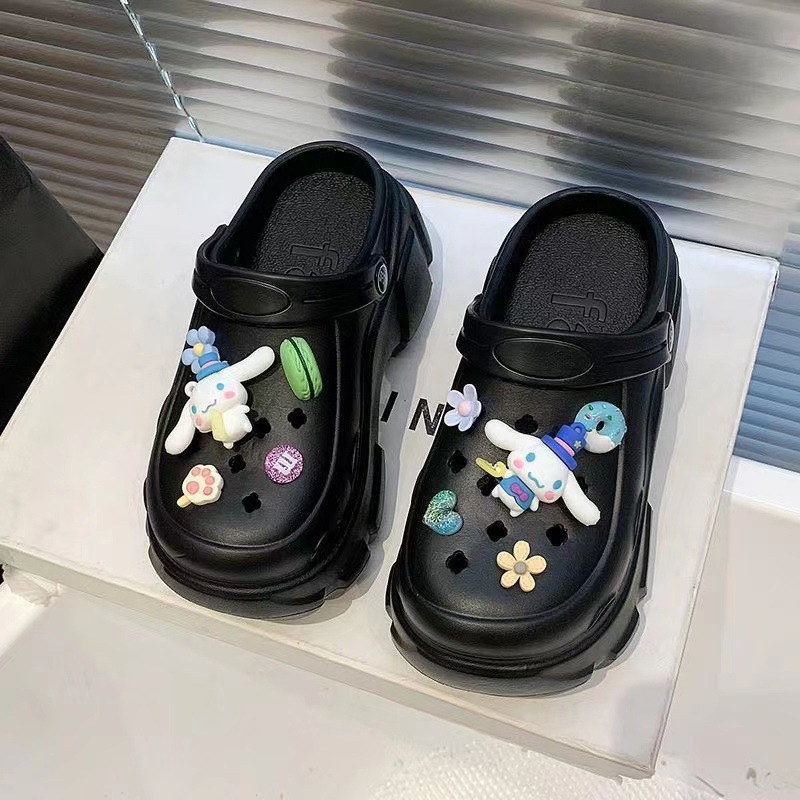 Picture of Baotou EVA hole shoes in 2025 new fashion and versatility student comfortable and casual two-wear non-slip slippers for women's summer