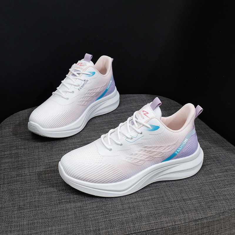 Picture of Spring 2025 New Korean Breathable Flying Weaver Shoes Ins Trendy Students Running sneaker Casual Shoes Cross Border
