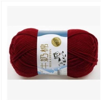 Picture of Five strands of milk cotton medium thick cotton yarn acrylic wool hook shoes wholesale Tang 5 strands of wool wholesale