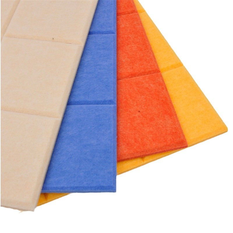 Picture of Cross-border polyester fiber color Jiugongge felt board soundproof sound-absorbing board kindergarten school classroom display board