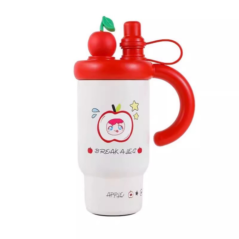 Picture of High-Looking Co-Branded Gourd Thermos Cup 316 Stainless Steel Ice Cup Large Capacity Office Water Cup Household Water Kettle