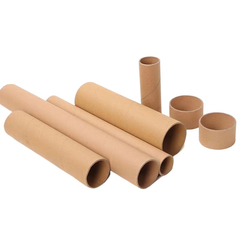 Picture of Yiwu paper tube barrel round kraft paper tube creative handmade diy poster tube paper wrapping paper painting and calligraphy barrel label tube