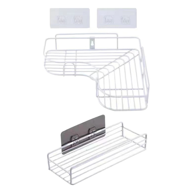 Toilet Storage Rack No Punch Bathroom Wall-mounted Corner Washstand Wall-mounted Toilet Triangle Kitchen Storage Rack
