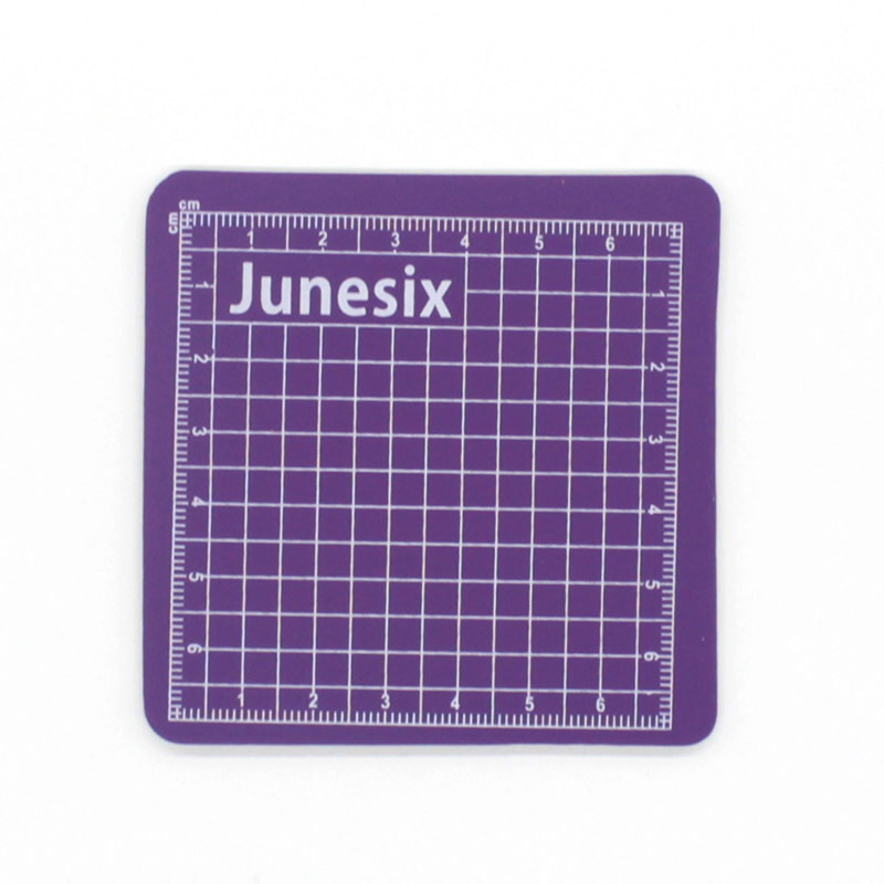 Picture of Junesix cutting board mini cutting pad manual model 8x 8cm hand account cutting pad 2.4MM