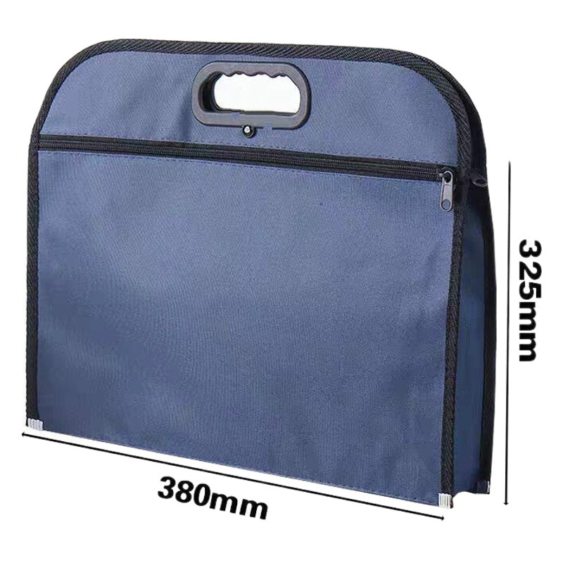 Picture of Wholesale B4 double Oxford cloth file bag portable waterproof file bag large business Storage Conference bag briefcase