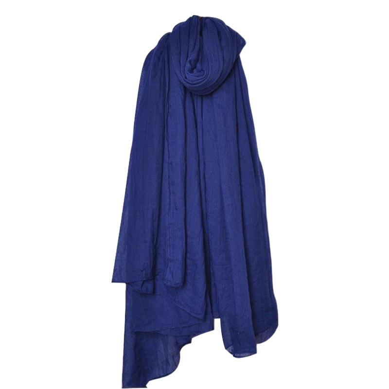 Japanese cotton and linen scarf autumn and winter candy shawl sunshade fashion high-end ladies scarf a generation of hair