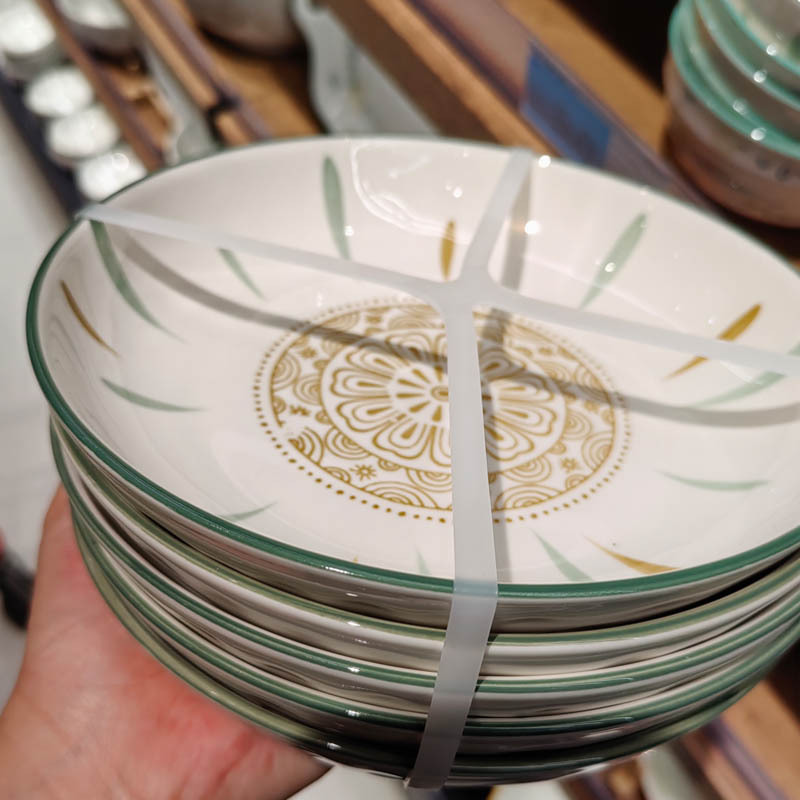 Jingqiao-C06# folded 173*17*1.3 silicone H-type X elastic strap lunch box dishes cross strap
