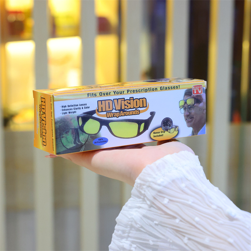 Picture of New Cycling Glasses Tv Sunglasses Windproof and Sandproof Labor Protection Glasses Night Vision Driving Glasses European and American Cross-Border Tv Sunglasses