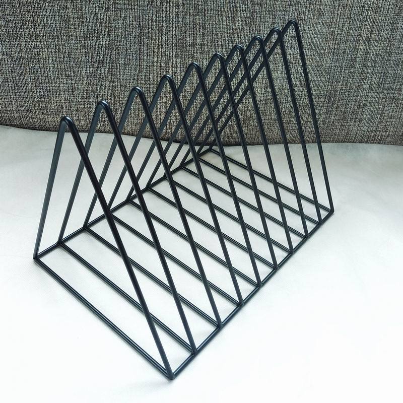 Picture of Manufacturers Nordic can set nine-card bookshelf iron stationery supplies sundries basket stationery books storage frame