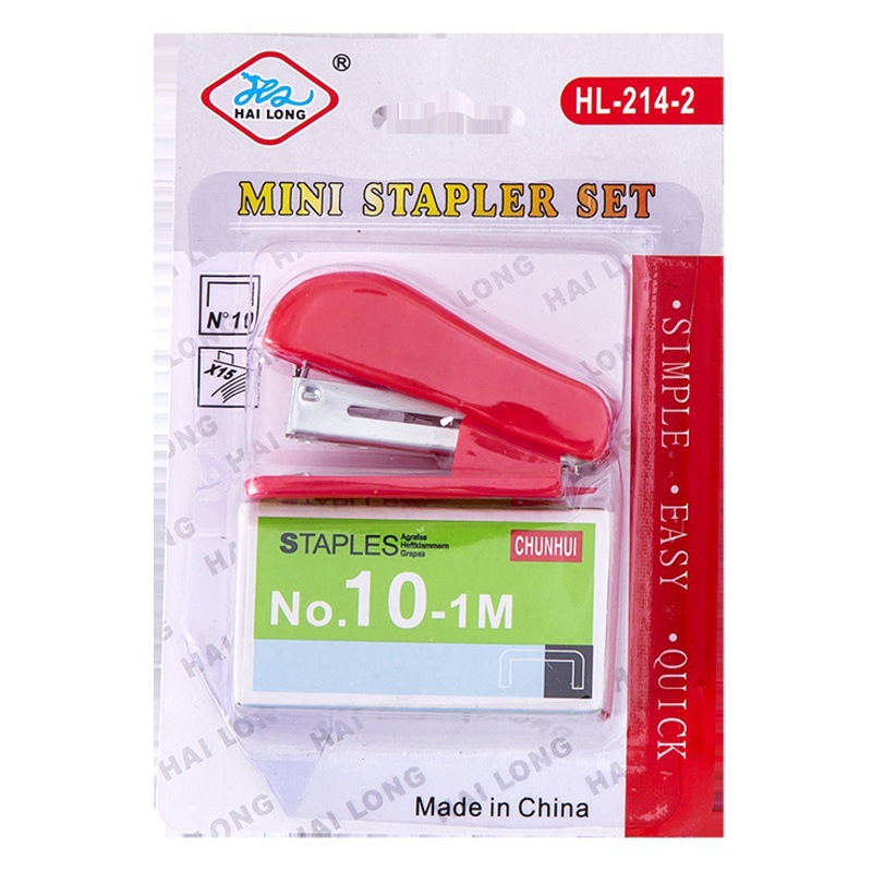 Minimalist office supplies mini stapler suit student cute stapler small size stapler gift wholesale