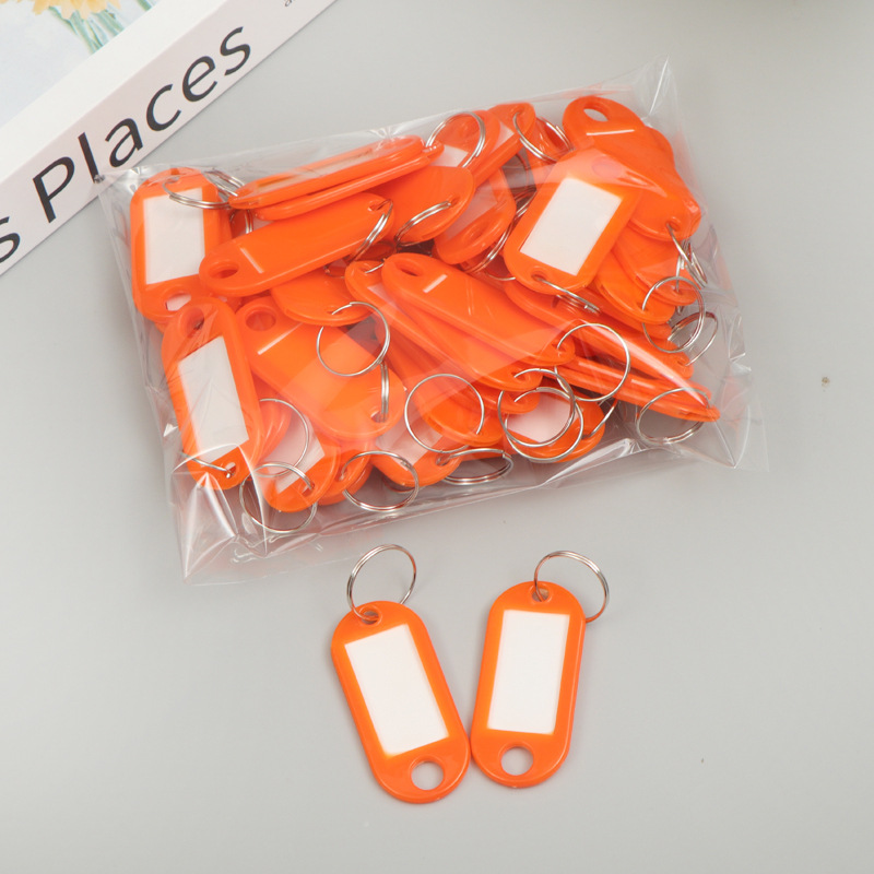Picture of Cross-border plastic pp key card rental room hotel key tag classification tag mark key chain