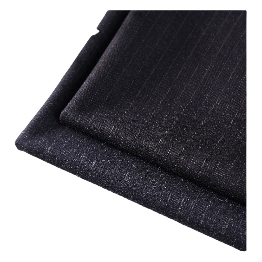 Picture of Tr Herringbone Vertical Stripes Cloth Level 4 Anti-Shedding Ball Business Pants Fabric Suit Jacket Fashion Fabric 2011