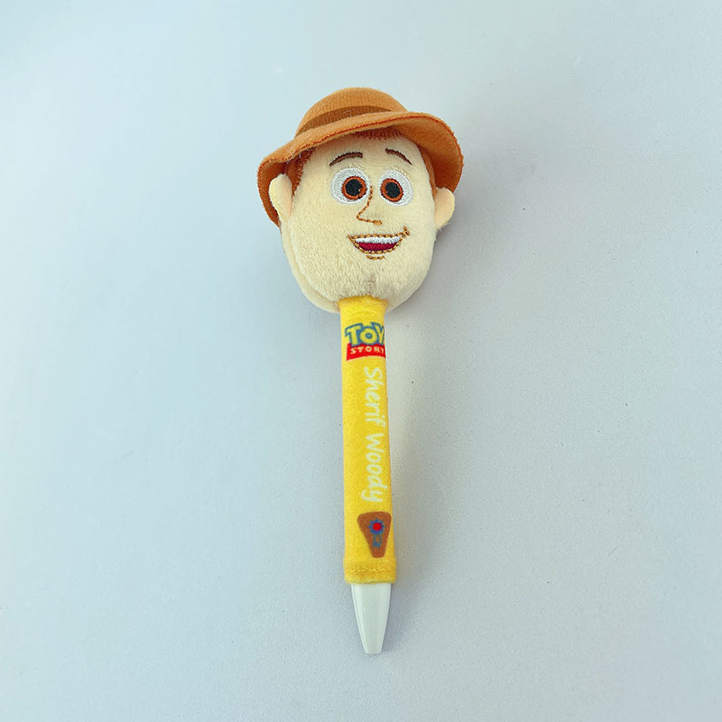 Picture of Toy Story Student Press Pen, Three-Eyed Dragon, Strawberry Bear Plush Pen, Office Writing Pen, Plush Creative Pen
