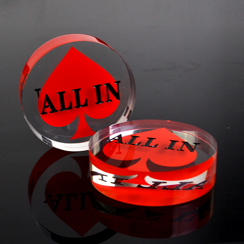 ALLIN Cards Texas Hold'em poker poker Baccarat Black Jack 21-point Shuttle Full-pressure Full-bottom Annotation Signs