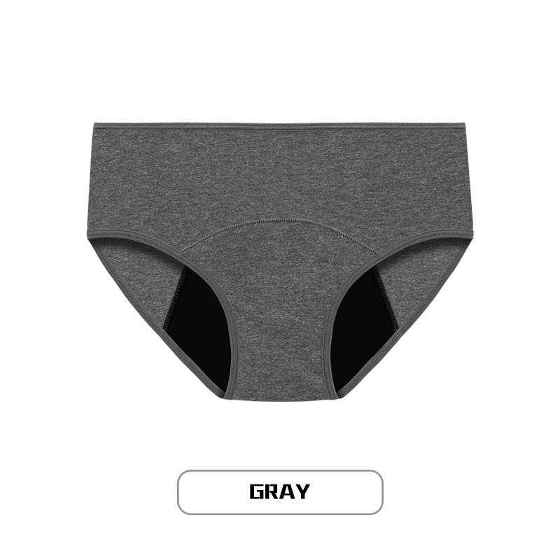 Picture of Foreign trade color side menstrual period underwear women's cross-border low waist plus size large flow three-layer menstruation period underwear
