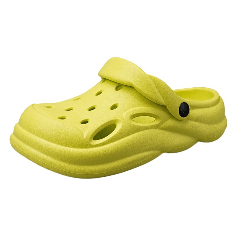 Couple's Beach Shoes Dung-feeling Non-slip Outdoor Cave Shoes Baotou Breathable Sports Sandals for Men and Women Nurses Sandals