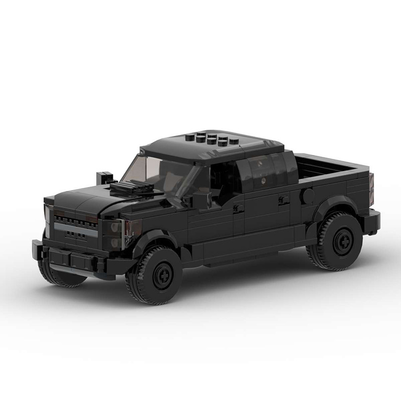 Moc Model Set Domestic Building Blocks Assembled Puzzle Ford F-150 Raptor 2022 Off-Road Vehicle Boy 113533