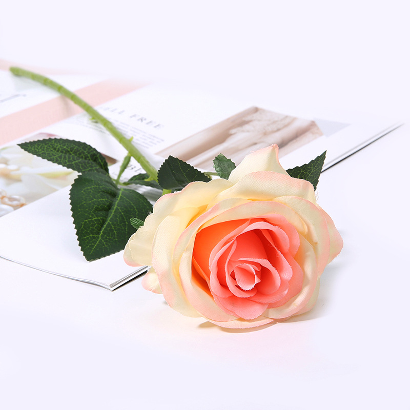 Picture of Cross-Border Supply Velvet Rose Home Decoration Wedding Bouquet Gothic Halloween Black Rose Simulated Rose