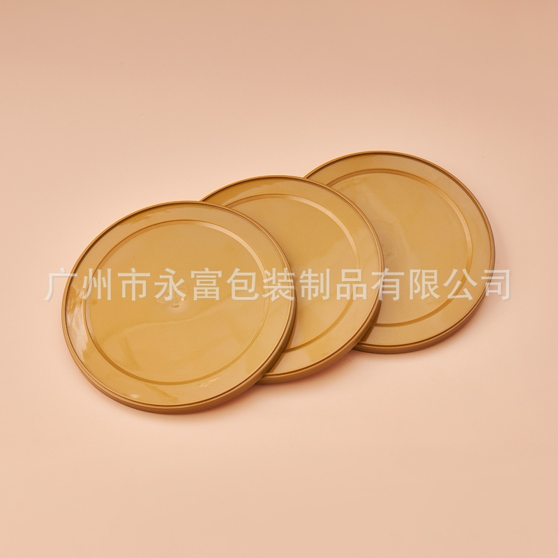 Picture of Factory Wholesale Aluminum Cover with Various Sizes Pe Rubber Cover Gold Rubber Cover 401 # Round Cap Sealing and Leak-Proof Cap