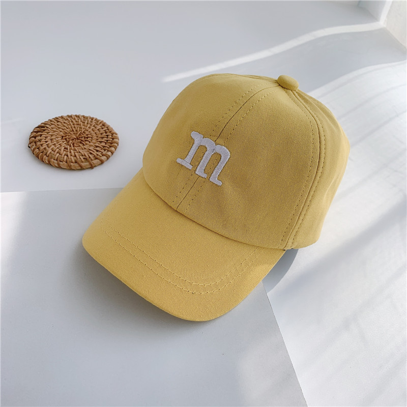 Picture of Letter embroidery children's baseball cap spring and summer girls baby summer hat handsome baby boy cute cap