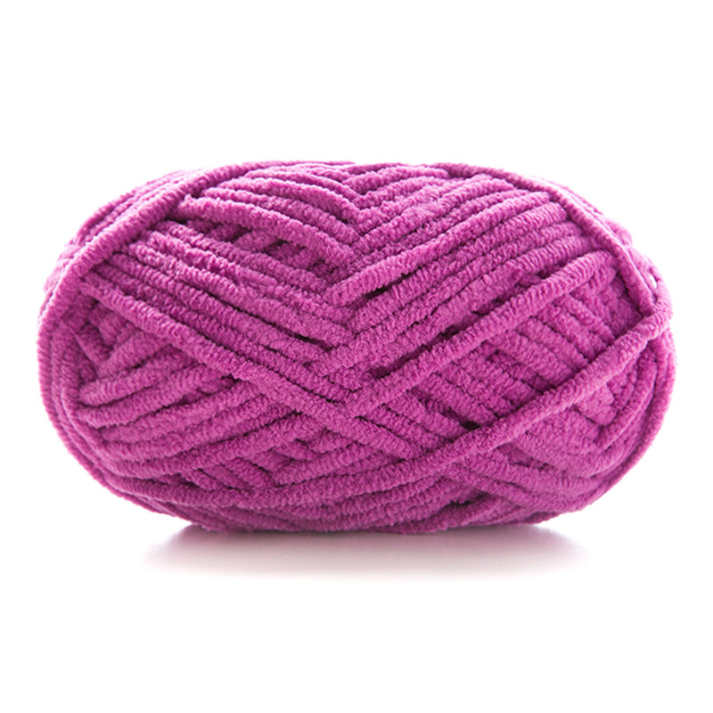 Picture of Gart Snowball Xiaomeng Handmade Diy Woven Chenille Wool Thick Ice Line Crochet Scarf Doll Baby Line