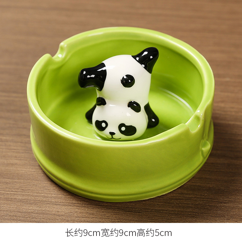 Picture of Ceramic Ashtray for Home Use, Cute, High-End, Light Luxury, Simple, Hotel Business Style, Simple Ashtray, Creative Ashtray
