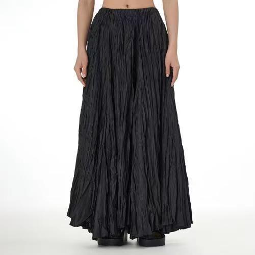 Picture of European and American Simple Wrinkled Skirt 2025 Summer New Fashion Brand Women's Fashion All-match Oversize Skirt