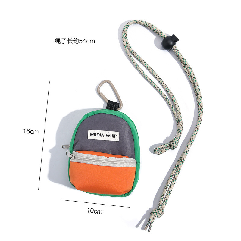 Picture of Mini New Outdoor Portable Storage Bag Coin Key Bag Candy Color Creative Hat Bag Styling Fashion Trend