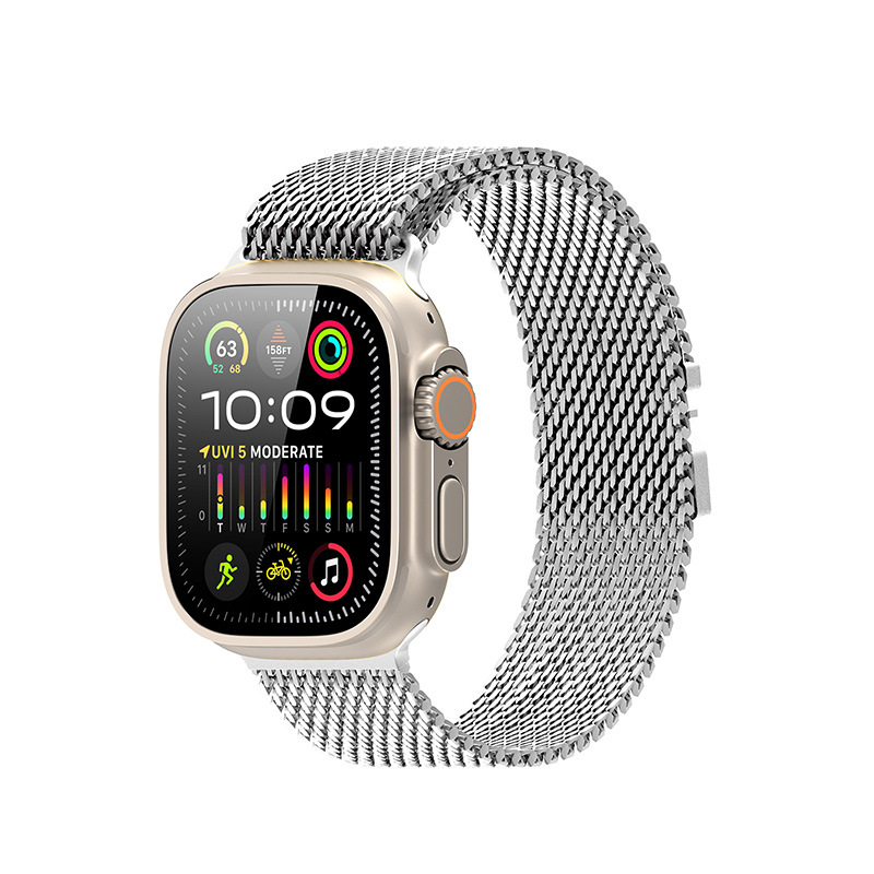 Picture of For Apple 10 generation AppleWatch Milanese Nice watch strap watch metal magnetic iwatch strap wholesale