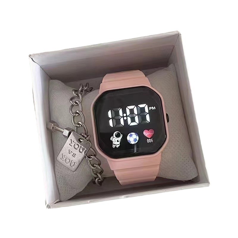 Picture of Science and Technology Watch Ladies ins High Yan Value Student Party Fashion Niche Design Unicorn Spaceman Electronic Watch