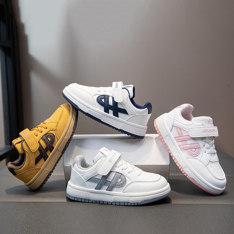 New Children's Casual Sneakers Shoes Velcro Sneakers 2025 Spring New Children's sneaker Light Boys
