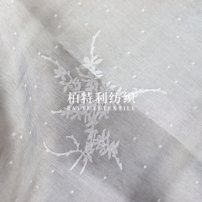 Picture of Spring and summer hollow burning flower rotten flower fabric national style children's clothing women's hanfu cheongsam thin polyester cotton fabric bouquet packaging