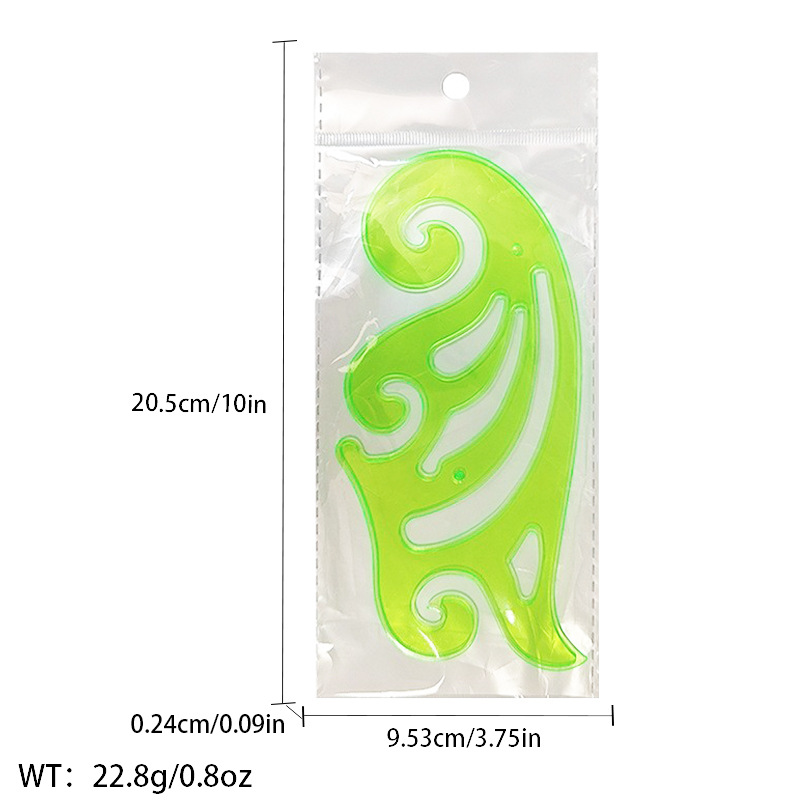 Picture of Pattern printing ruler clothing scale pattern making clothing curve cutting sewing tool multi-functional pattern printing ruler