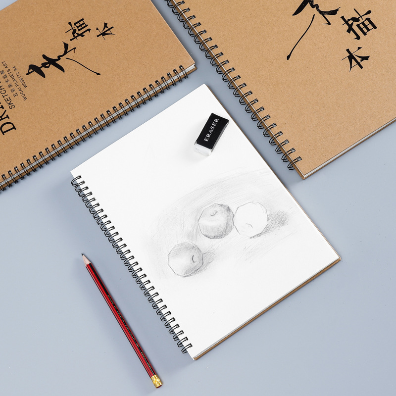 Picture of Wholesale 8K A4 16K Hard-Sided Sketchbook Art Painting Book Student Hand-Painted Graffiti Book Can Be Added with Logo