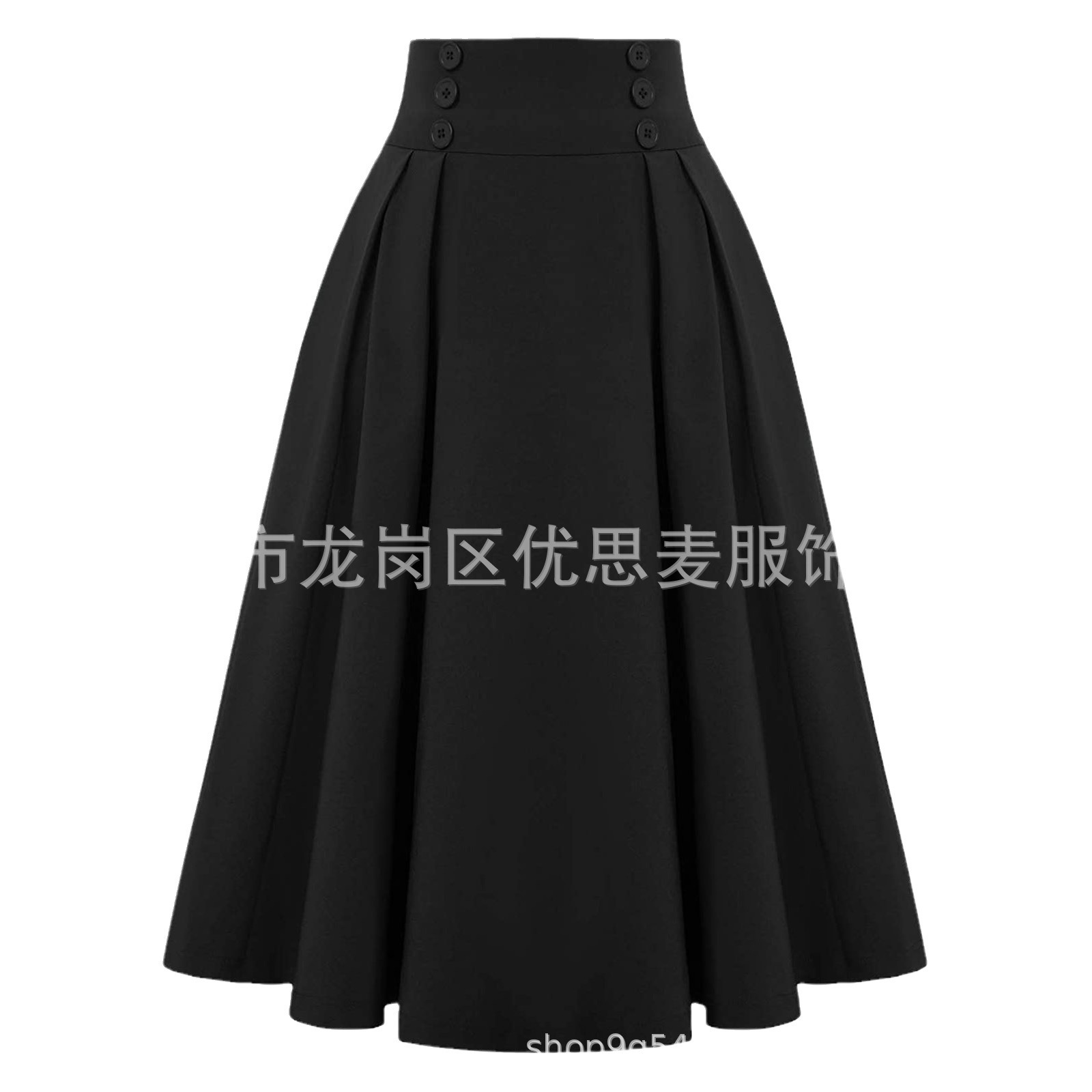 Picture of 24 New European and American ebay Foreign Trade AliExpress Amazon Contrast Color Decorative Skirt Women's Plaid Joker Skirt