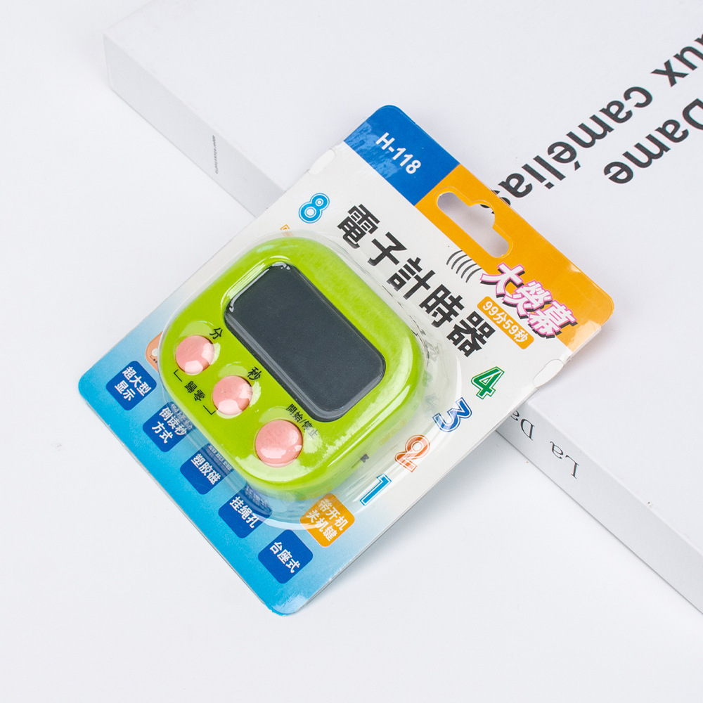 Picture of Factory wholesale new small timer students exam homework kitchen baking home electronic timer