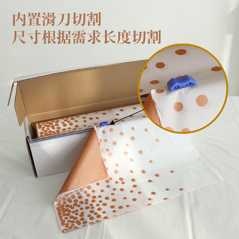 Picture of Disposable roll tablecloth cutting table runner tablecloth waterproof oil-proof PEVA party household rectangular tablecloth