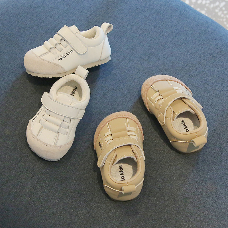 Baby shoes, autumn soft-soled girls, baby shoes, 1-2--3 years old, boys' sneakers, non-slip foreign style toddler shoes