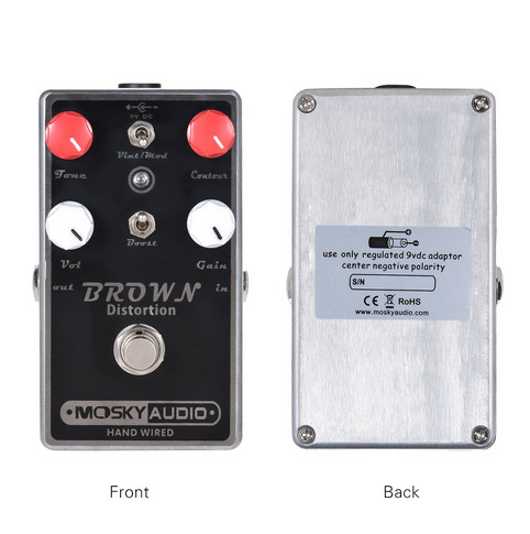 Picture of MOSKYAUDIO guitar effector manual effector BROWN DISTORTION manufacturer wholesale