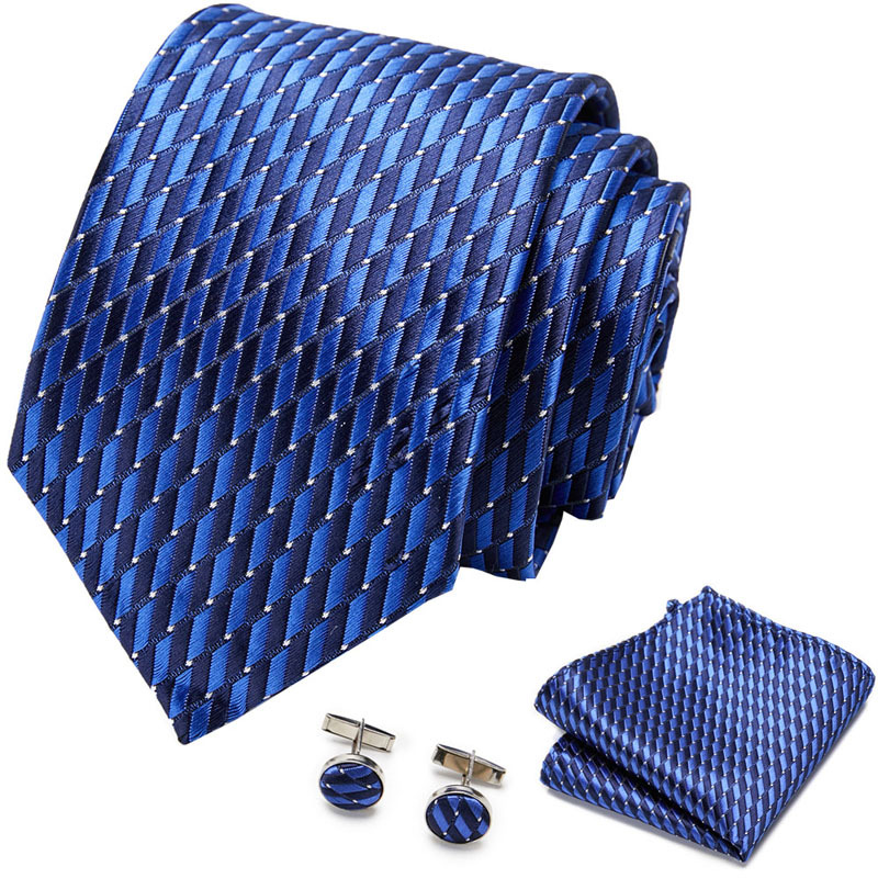 Picture of New Tie in Stock Cross-Border Hot Selling Tie Manufacturer Business Men's Formal Tie Set Ready-Made Fashion Accessories