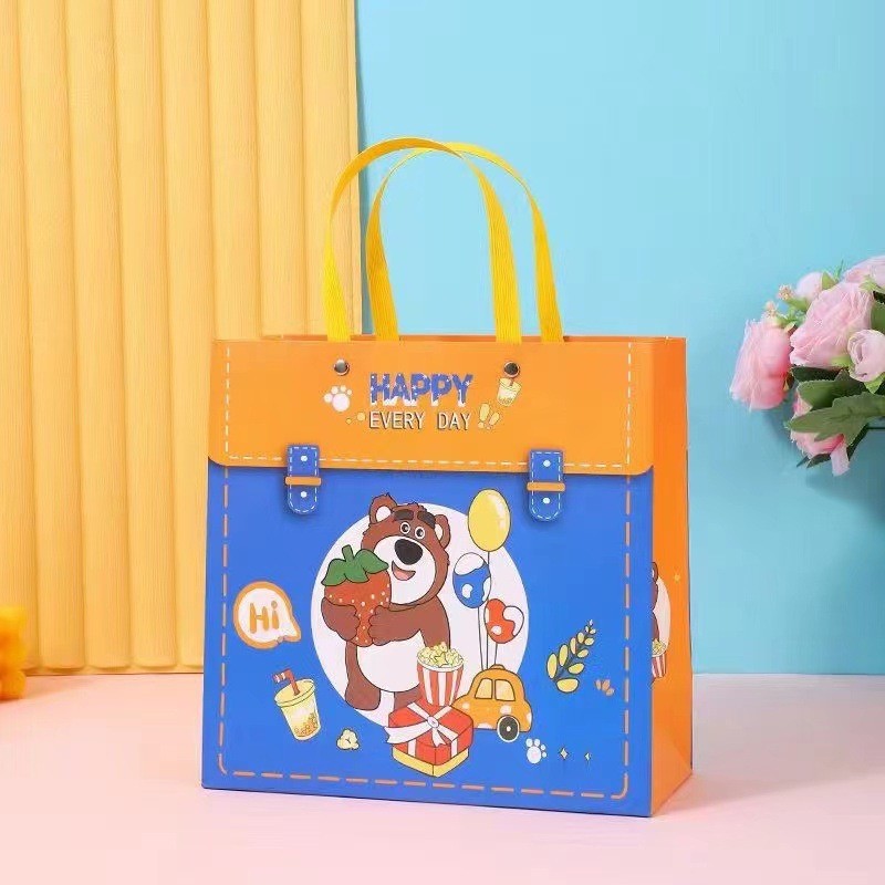 New Baby Full Moon Gift Box Birthday Happy Egg Packaging Box Children's Day Gift Bag Tote Bag