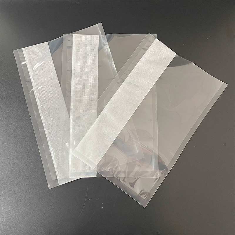 Picture of Manufacturer's Sterile Sampling Bag with Pressure Strips Vertical Single-Bone Laboratory Homogenization Bag Pe Material Sample Storage Bag